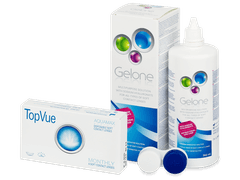 TopVue Monthly (6 lenti) + soluzione Gelone 360 ml